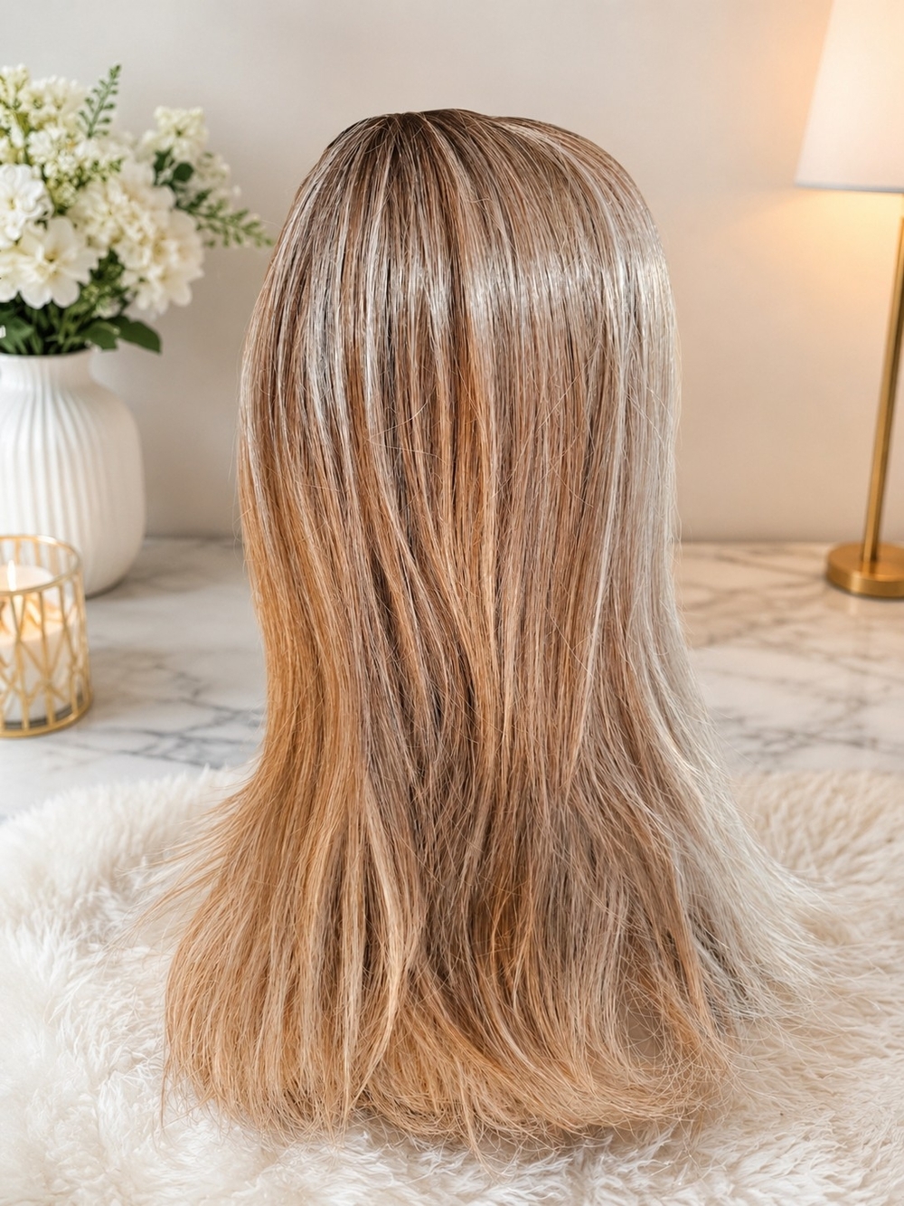 Belle Tress Balance HF British Milktea Wig Pre-Loved Tag Box